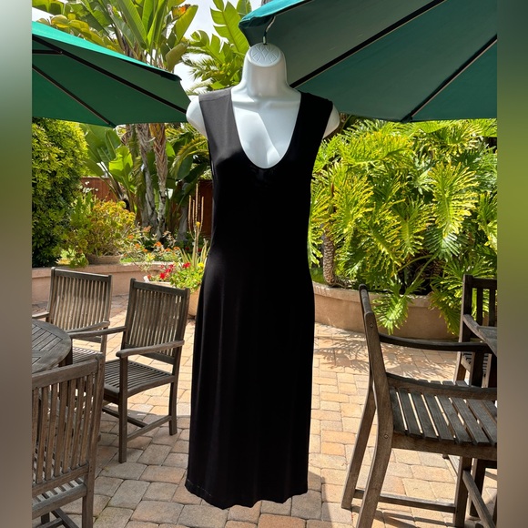 T by Alexander Wang Black Sheath lined dress - Picture 3 of 13